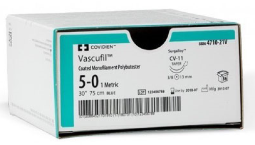 Vascufil - нерассасывающийся монофиламентный шовный материал
